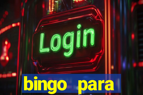 bingo para despedida de solteira para imprimir